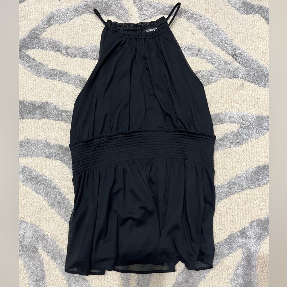 Express peplum style halter
